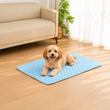 Tapis rafraichissant en soie glacée